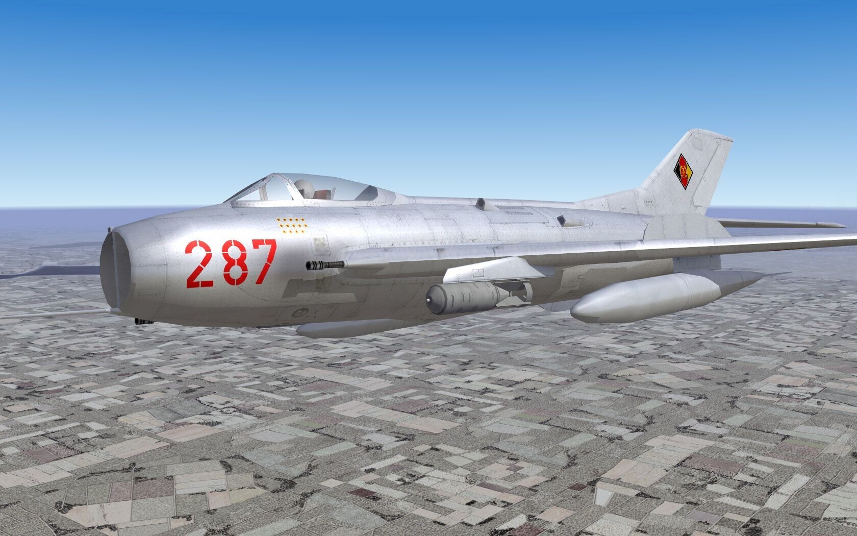 MIG-19 LSK Silver Red