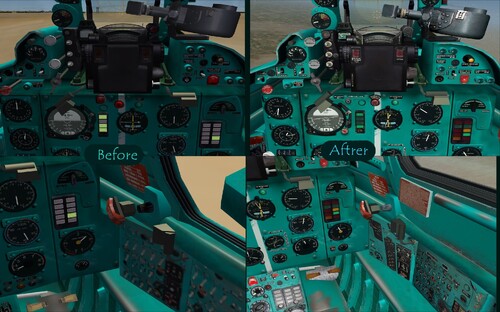 View the file MiG-21UM Cockpit retextured.rar