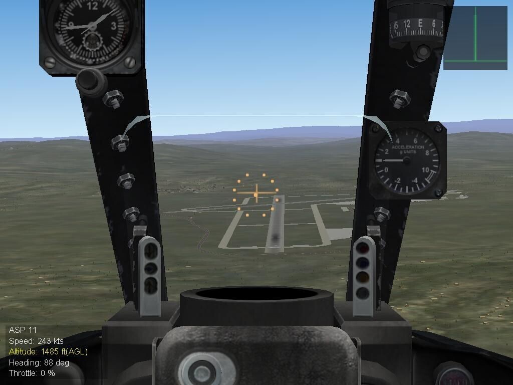 Enhanced gun sight for Mirage IIIc Shahak in woi