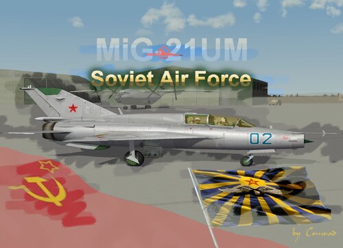 View the file MiG-21UM Soviet Air Force skin