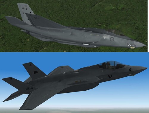 More information about "Royal Australian Air Force F-35A Skin and fictional Royal New Zealand Air Force F-35 “what if” skin"
