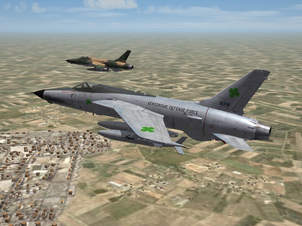F-105D Thunderchief, "Aerodrome Defense Force"