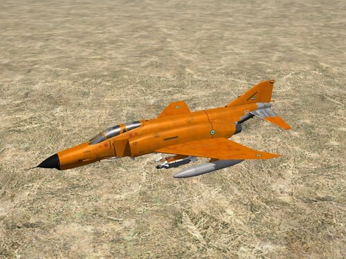 View the file F-4E Phantom II, "Air Inferiority Orange" Skinpak