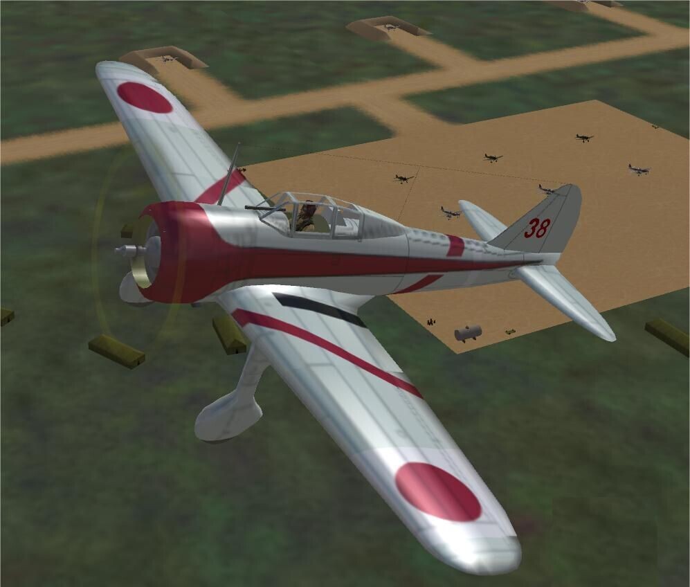 Ki-27 Nate Bare Metal skin pack ver.2