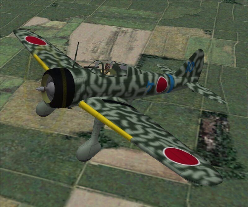 Ki-27 Nate Dark Green Camo skin Pack Ver.2