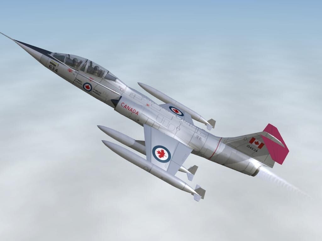 Canadian Armed Forces F-104D (Ajundair)