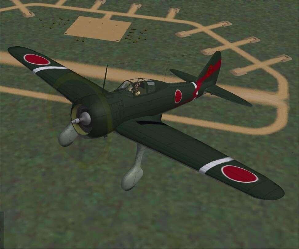 Ki-27 Nate Dark Green skin Pack ver.2