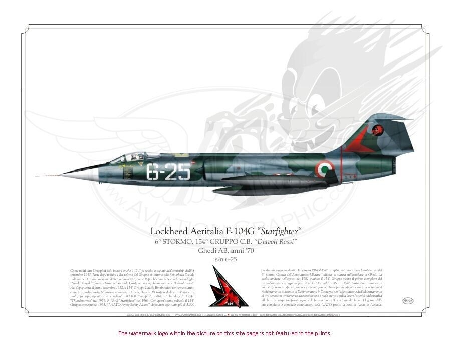 F-104G Italian Air Force 6° Stormo