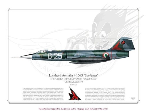More information about "F-104G Italian Air Force 6° Stormo"