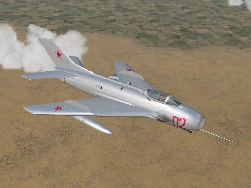 MiG-19 New 1024x Natural Metal Skin