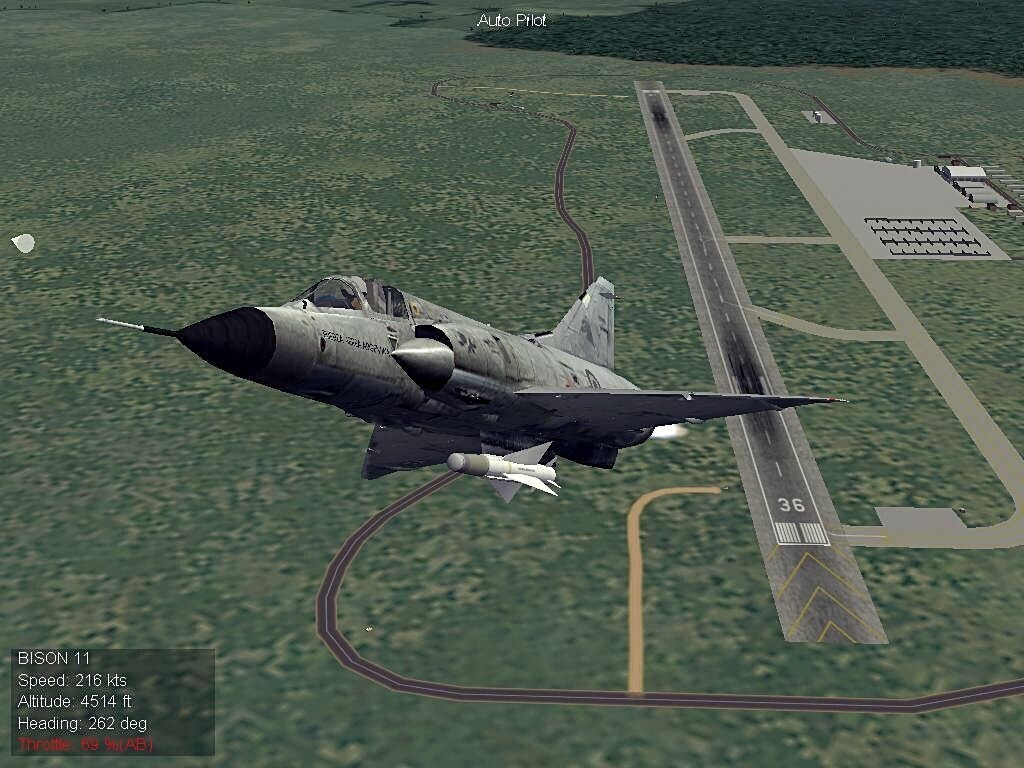 MirageIII EA Low-Viz Skin, Fuerza Aerea Argentina (TMF)