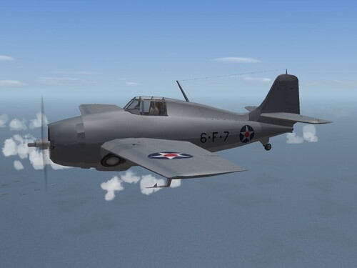 View the file VF-6 'Shooting Stars" F4F-3 Wildcat