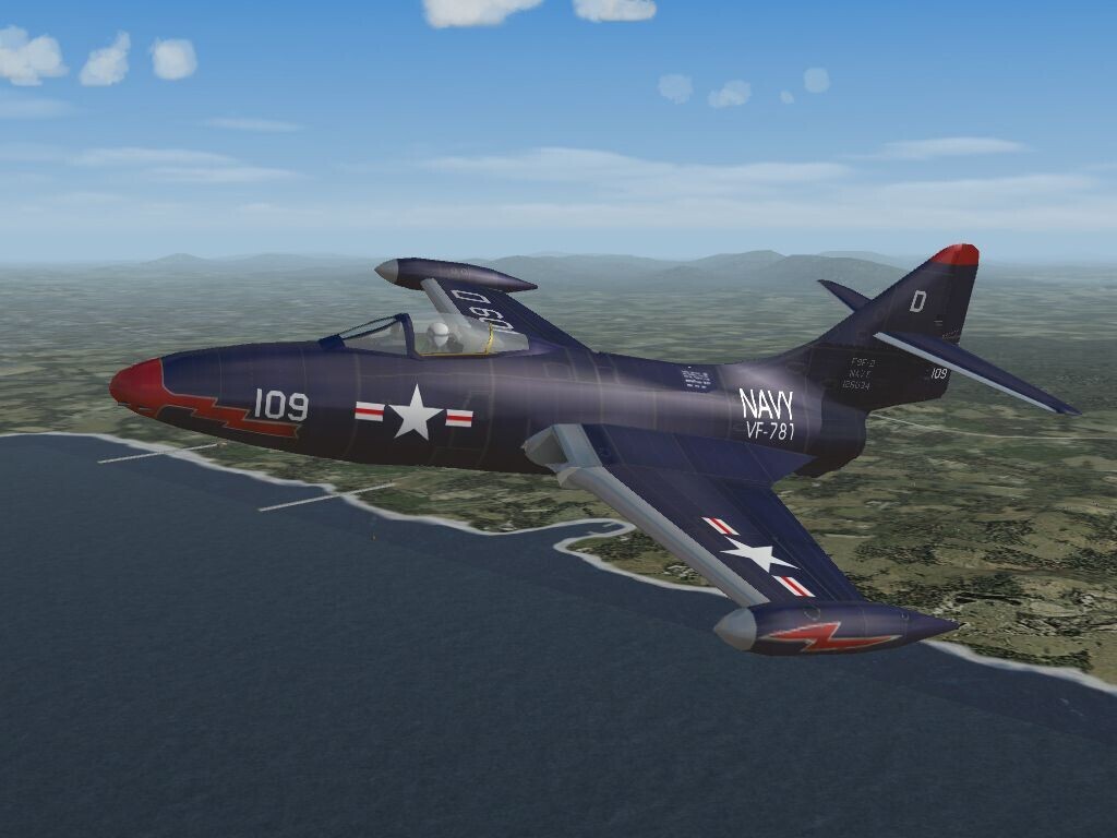 F9F Panther, VF-781, Korea