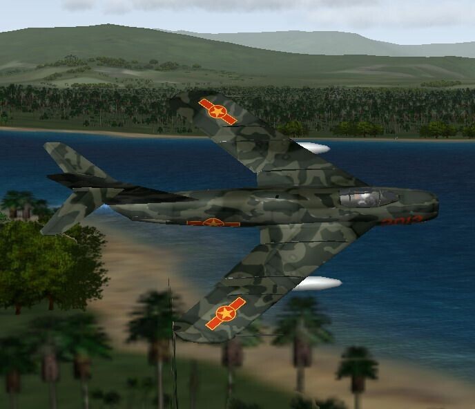 MiG-17F VPAF Dark Greens Camo
