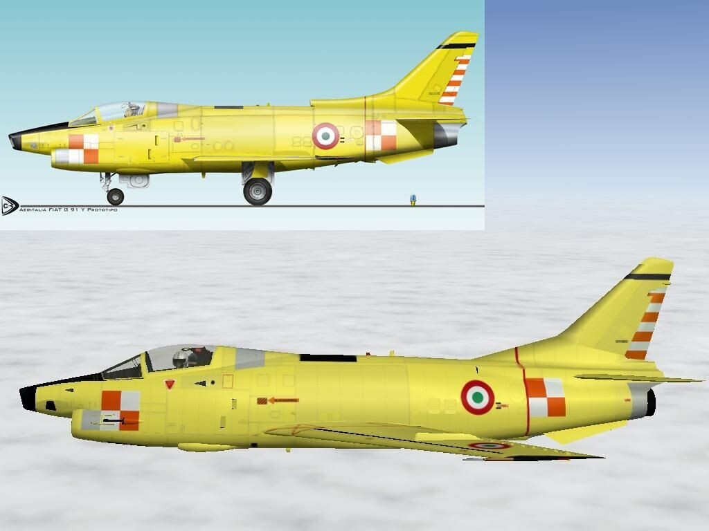 G.91 Yankee Yellow Prototype