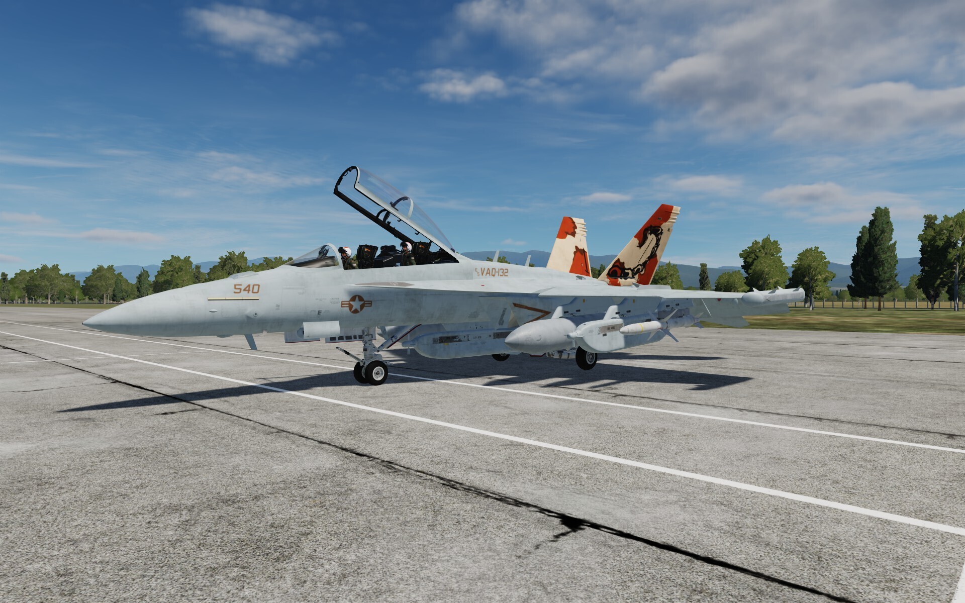 VAQ-132 Operation Odyssey Dawn for the CJS Super Hornet Mod