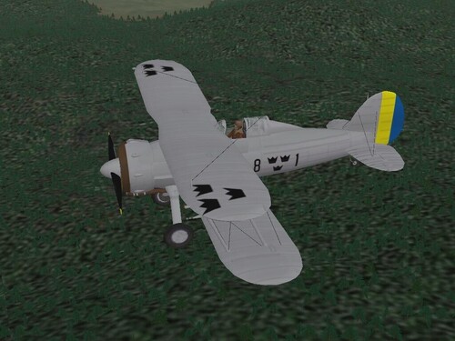 View the file Gloster Gladiator Mk1 Swedish Airforce F-8, 1937