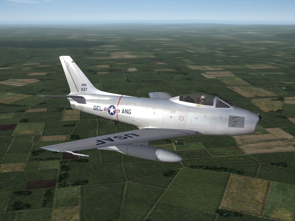 SF2 F-86A Sabre, 142nd FIS, Delaware ANG Skin Pack
