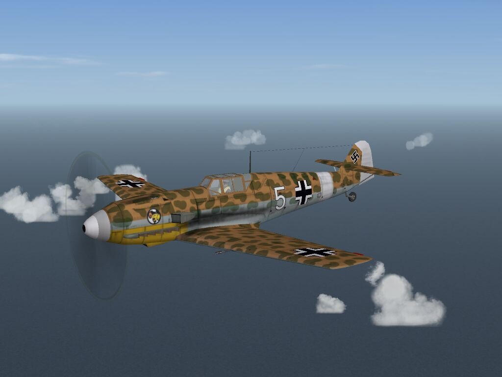 Bf-109E-7 by RussoUK