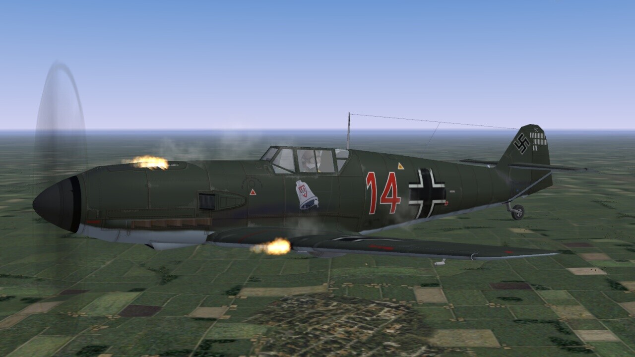 Bf109 E-1 (New version without cannons with adjusted skins)