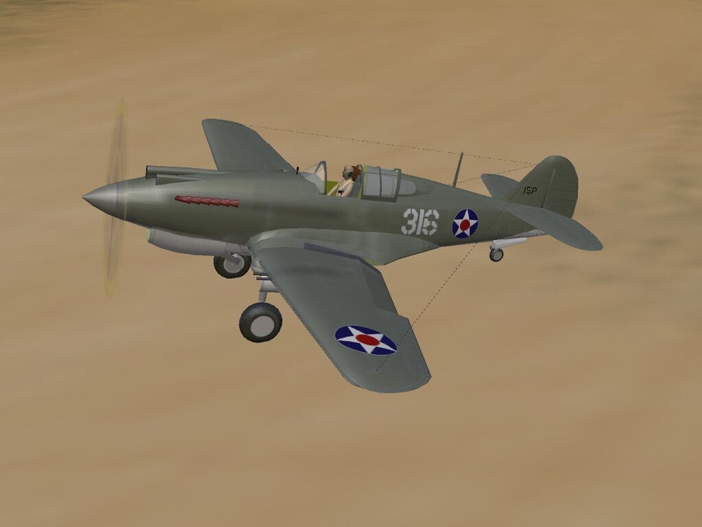P-40B Tomahawk, Skin & Ini Pak