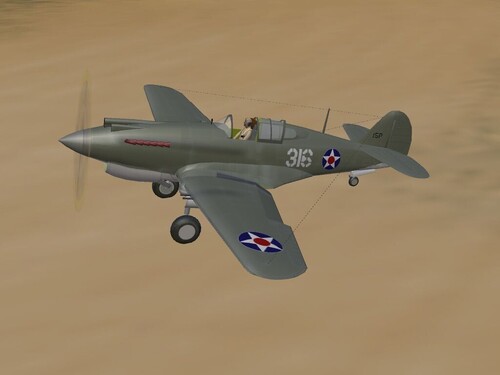 View the file P-40B Tomahawk, Skin & Ini Pak
