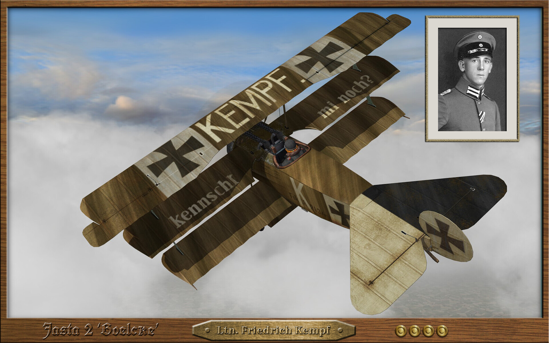 More information about "FOKKER DR1 JASTA 2 FRITZ KEMPF FOR FE2"