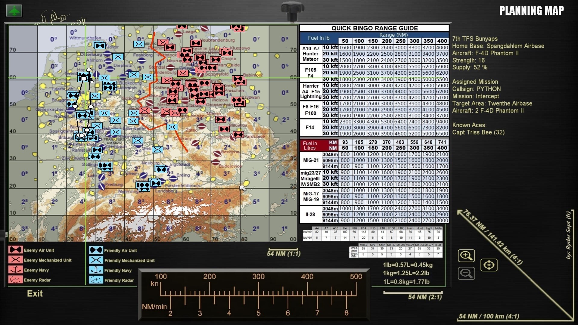 16:9 Menu maps and Bingo charts for SF2 series