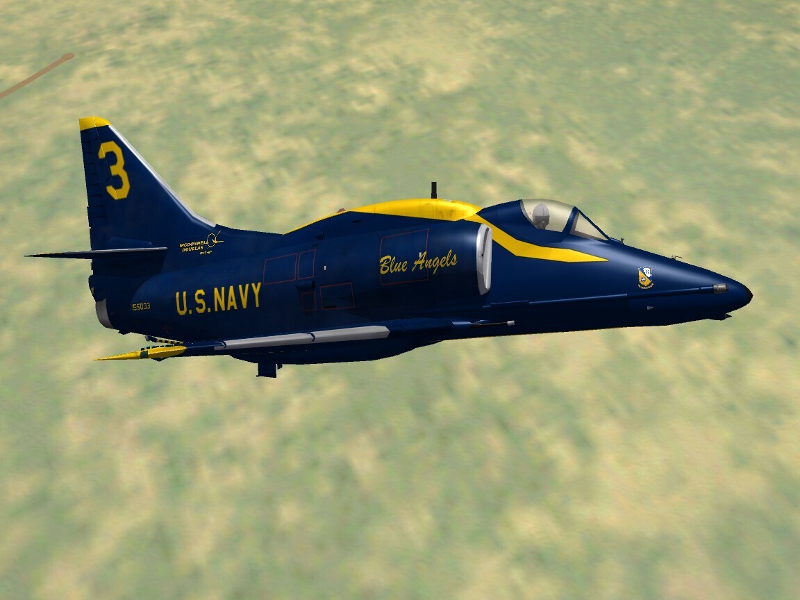 More information about "SF2  A-4F Skyhawk "Blue Angels" Skin & Ini Pack"