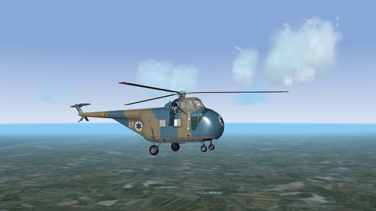 SF2 Westland Whirlwind / Sikorsky S-55 Israeli Airforce Camoflauge
