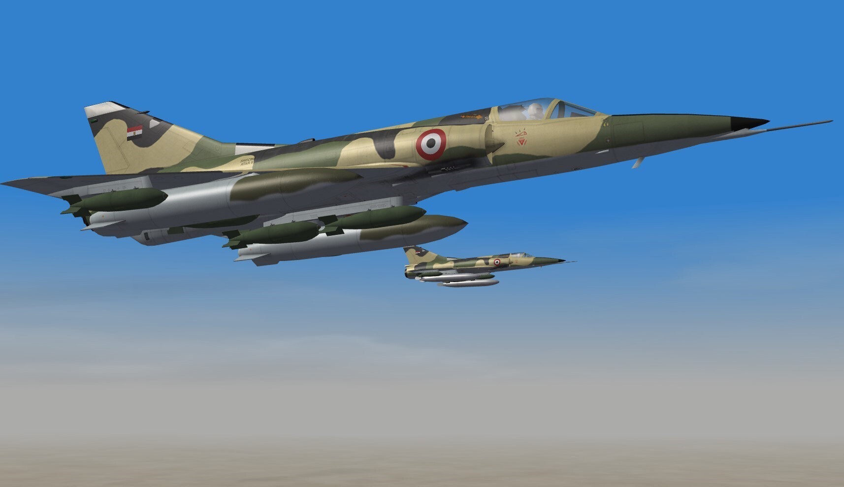 More information about "Skin for 1700lts Mirage 5D tank, EAF camo."