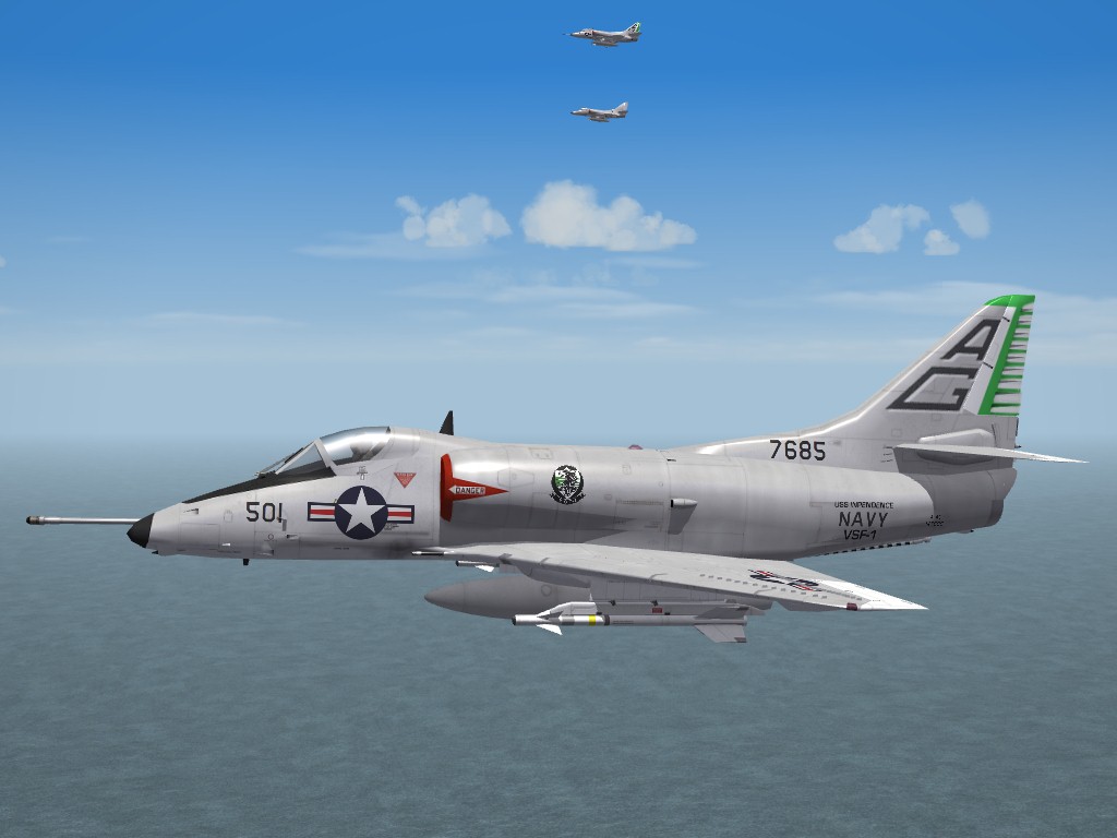 A-4C (65) Skyhawk, VSF-1 "Warhawks"