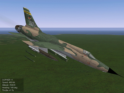 F-105D Thud Aircraft Add-on