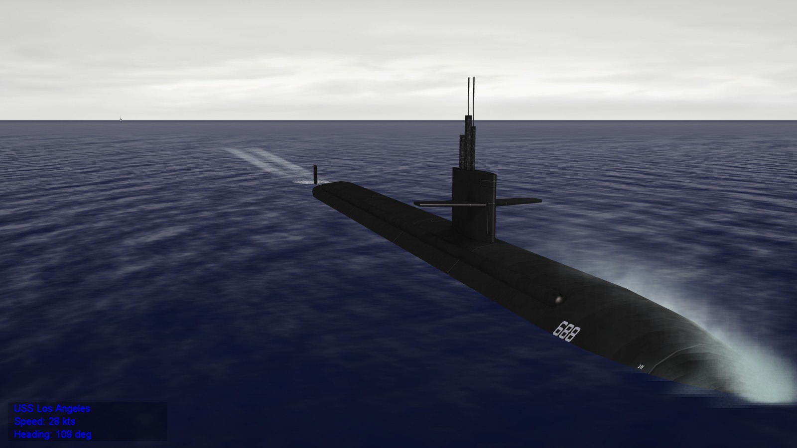 Los Angeles class attack submarine