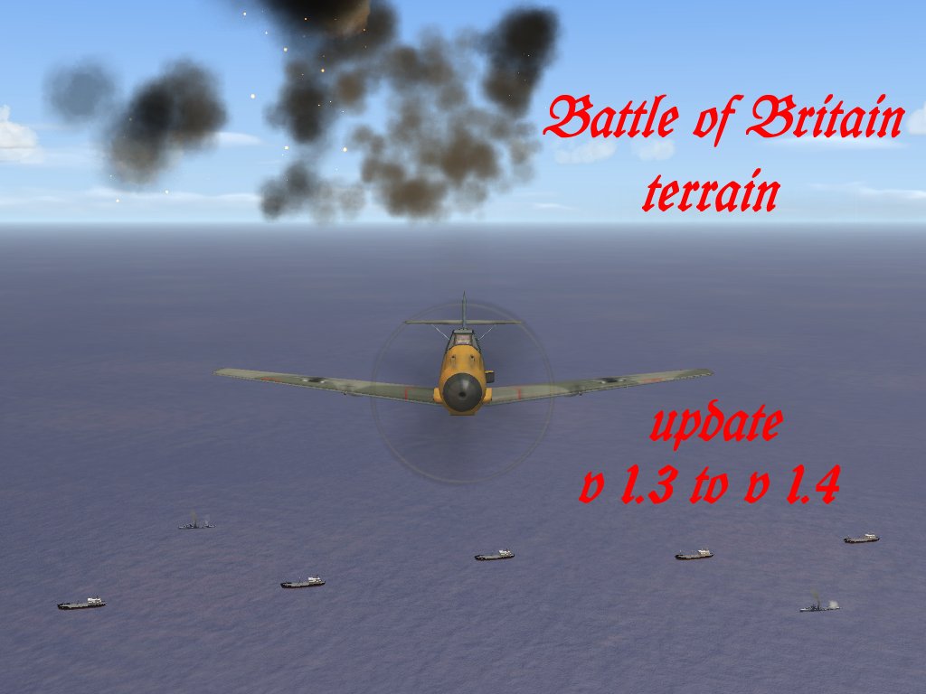 Battle of Britain terrain update v.1.3 to v1.4