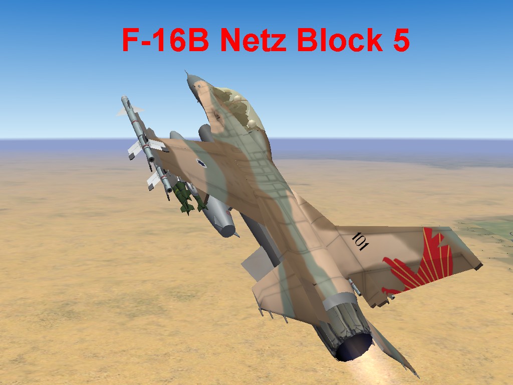 F-16B Blk 5 Netz Heyl Ha Avir (IAF) for WOI