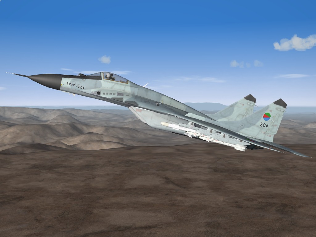 Eritrean AF MiG-29 Fulcrum-C (for TMFs MiG-29)