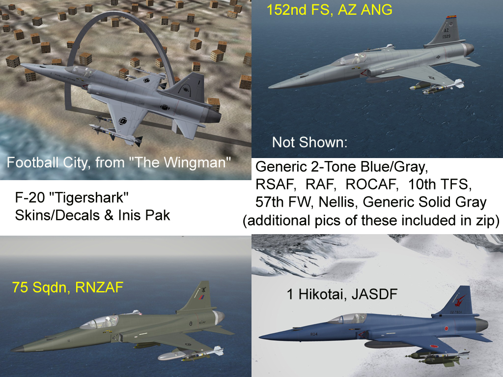 F-20A/F-20B Tigershark ReMod Pak