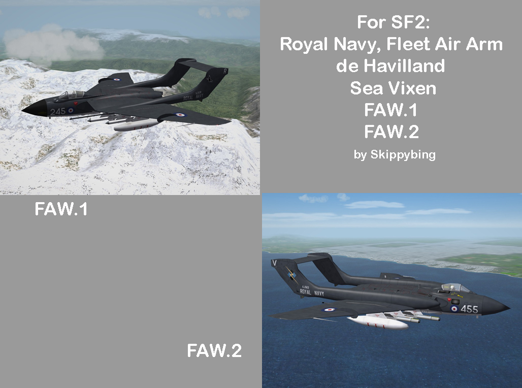 DH Sea Vixen FAW.1 & FAW.2