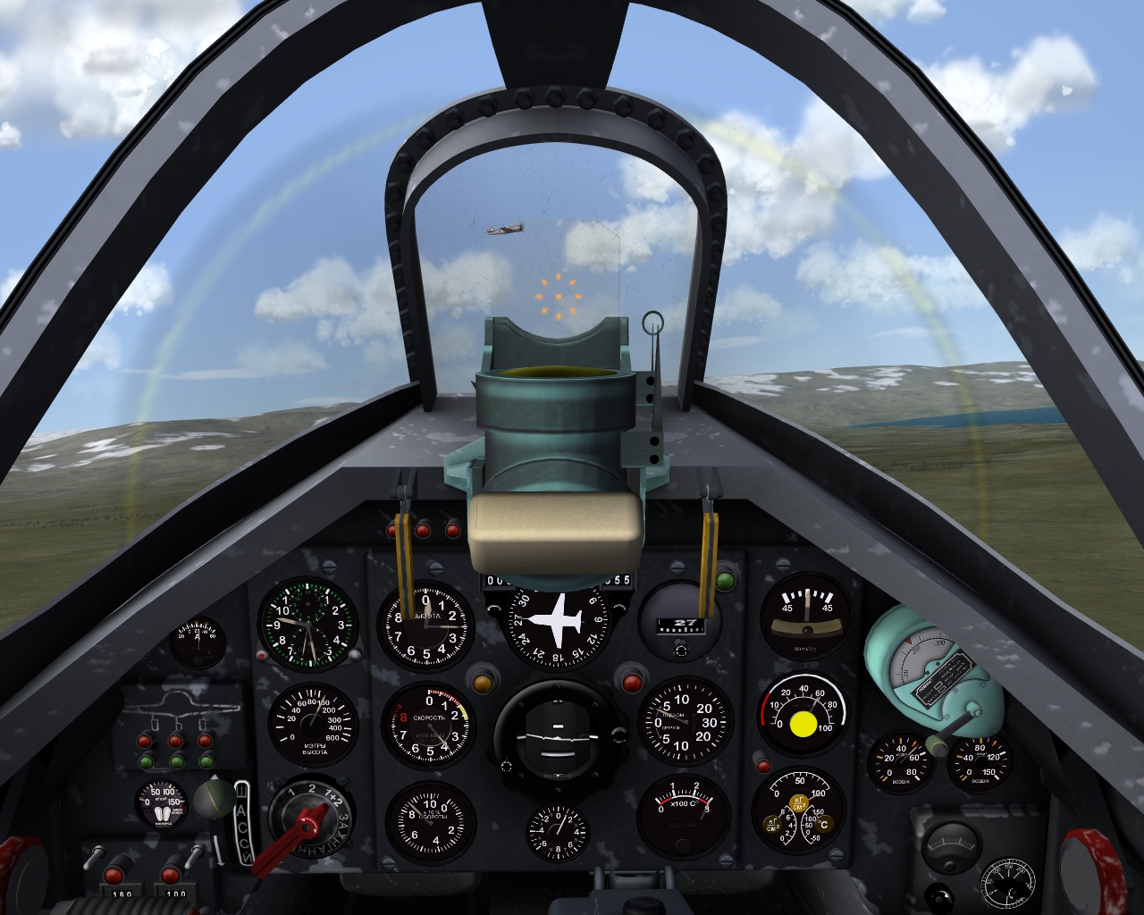 Lavochkin La-9 / La-11 cockpit
