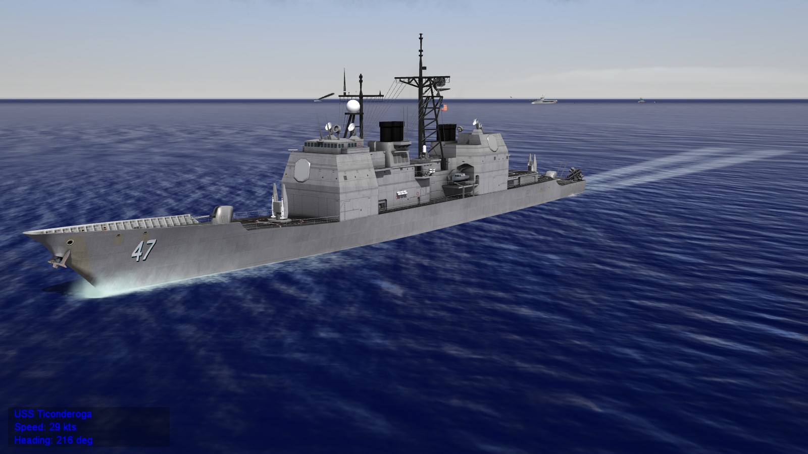 CG-47 Ticonderoga class Aegis cruiser