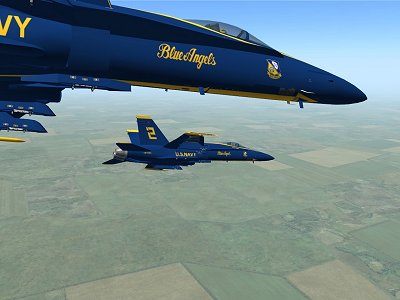 F-18 Blue Angel skin - *flyable*