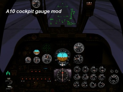 A10 cockpit gauge mod