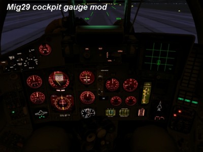 Mig29 cockpit gauge mod