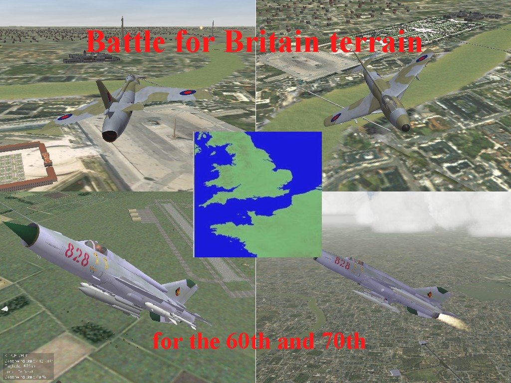 Battle of Britain terrain for the 60th and 70th