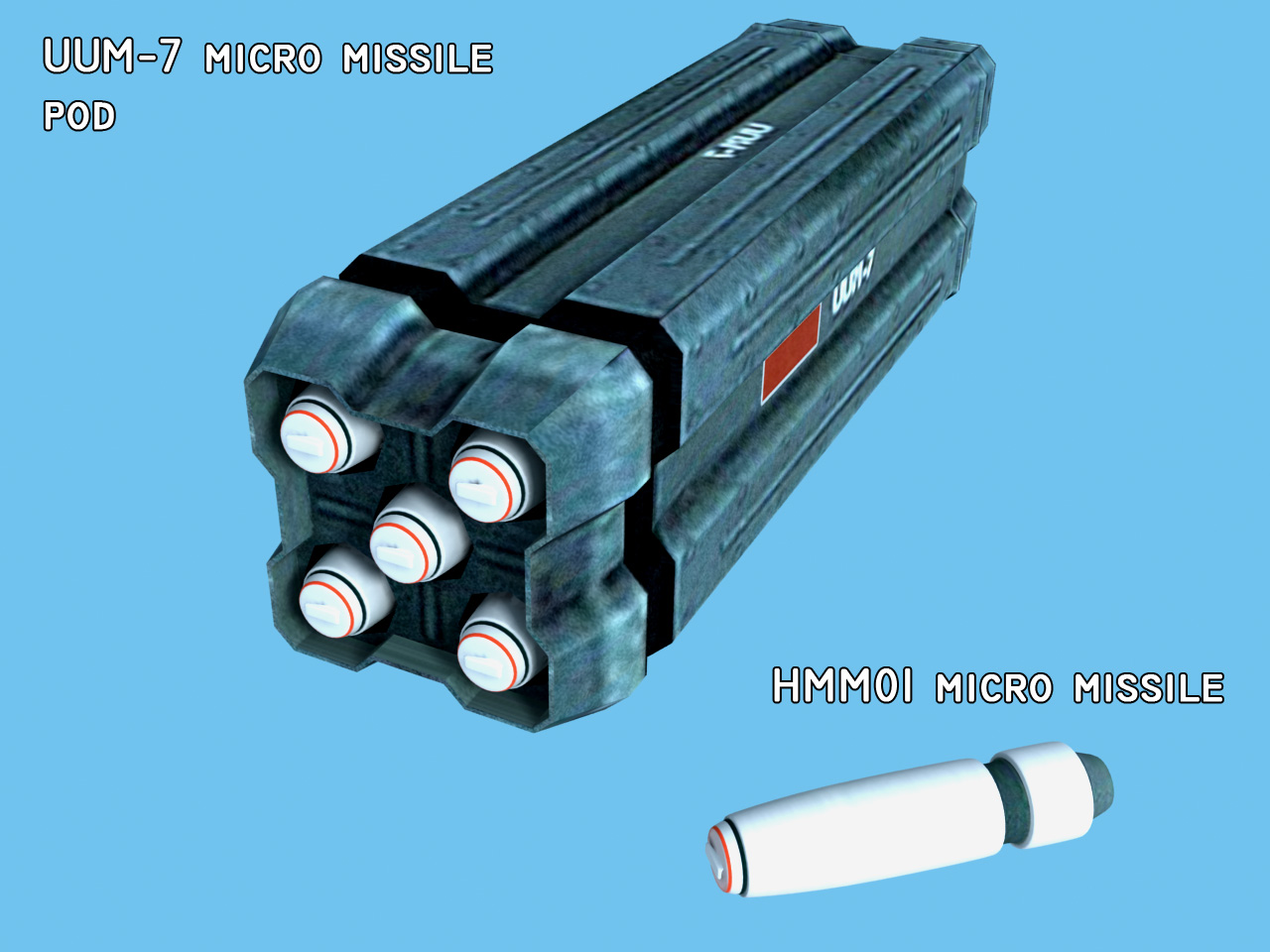 UUM7 Macross Mirco Missile Launcher