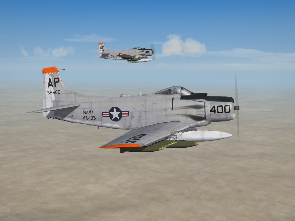 A-1H Skyraider, VA-105 (ATG-201, 1958)
