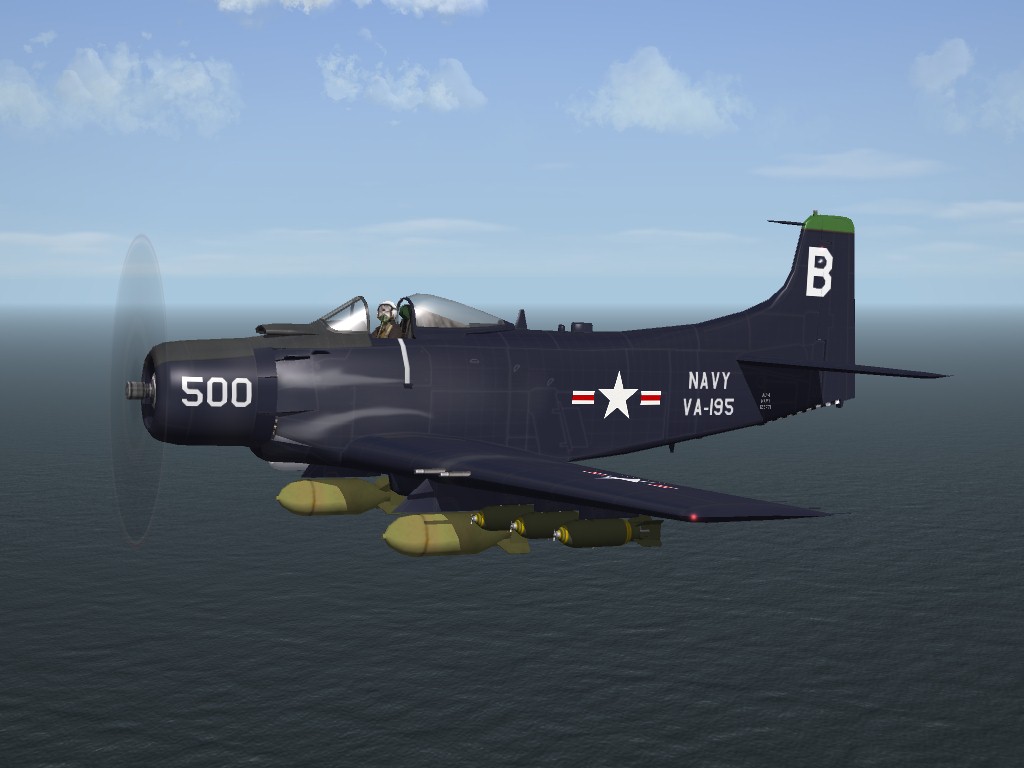 SF2 Korean War Era AD-4 Skyraiders