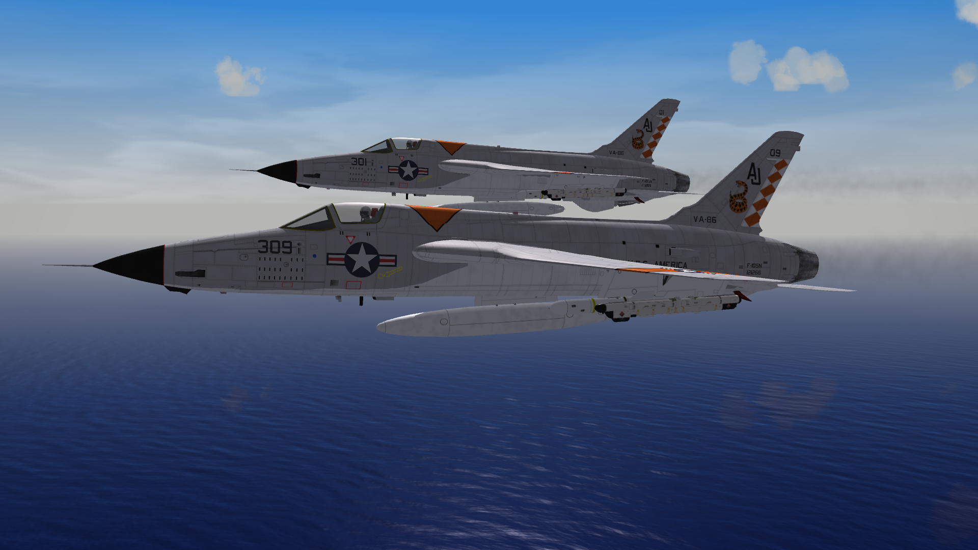 [Fictional] Republic F-105N & FGA.1 SeaChief for SF 2
