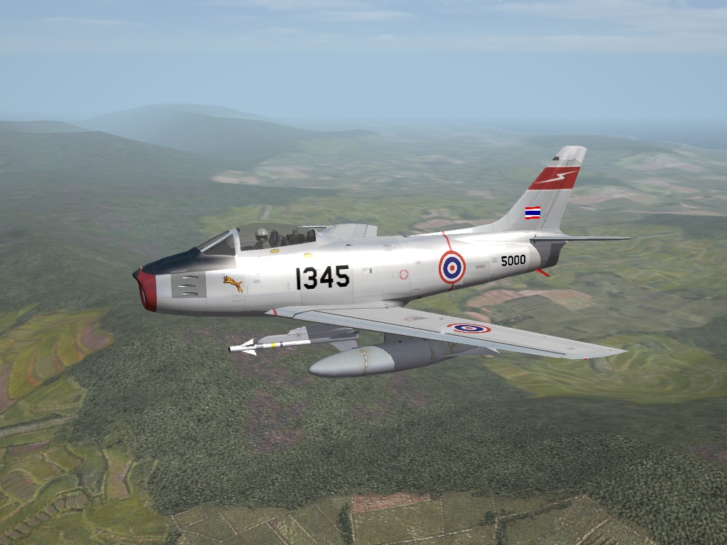 SF2 RTAF F-86F Sabre Skin/Decal Pak